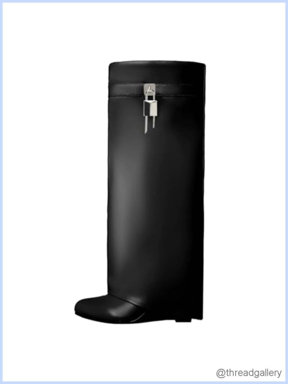 Women's Knee High Wedge Heel Fold Over Pull-On Pointed Toe Tall Fashion Boots